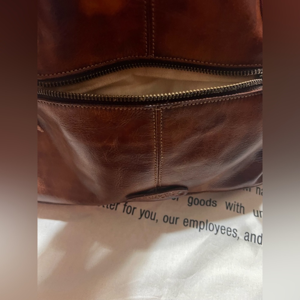 Bed Stu Brown Leather Crossbody Bag - Picture 11 of 13